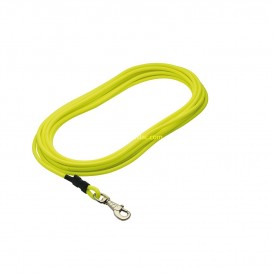 LONGE RONDE PVC 10M JAUNE