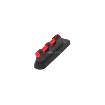 GUIDON LONGITUDINAL FIBRE OPTIQUE ROUGE