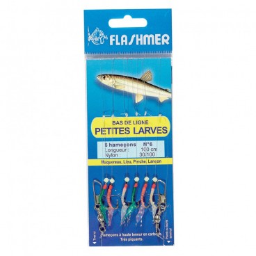 BAS DE LIGNE PETITES LARVES FLASHMER