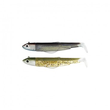 Leurre Rebel Vintage Double Teinte - Noir Chromé, Profond, Avec Hochet