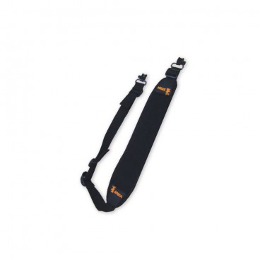 BRETELLE EN NEOPRENE NOIRE POUR CARABINE