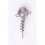 TETE PLOMBEE CORKSCREW ROUND