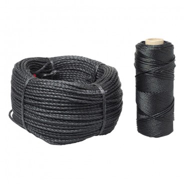 Corde d'union tressée pour filet longueur 100 m Ø 6 mm 7,50kN sur