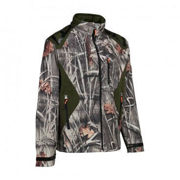 BLOUSON PERCUSSION SOFTSHELL CAMO WET