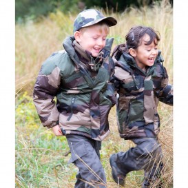 Parka chasse enfant camo - Roumaillac