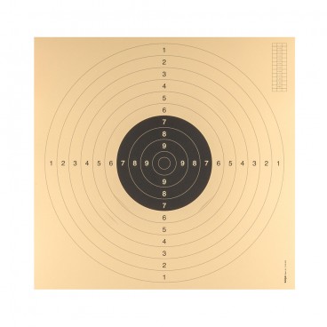 CIBLE C50 53X53 PISTOLET OU CARABINE