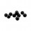 POT DE 10 BILLES CAOUTCHOUC NOIRES T4E CAL.50