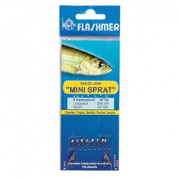 BAS DE LIGNE MINI SPRAT FLASHMER