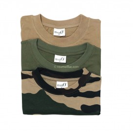 PACK 3 T-SHIRTS CAMO KAKI...