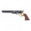 REVOLVER POUDRE NOIRE PIETTA 1851 NAVY CONFEDERATE LAITON CFT36