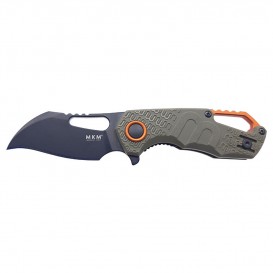 COUTEAU MKM ISONZO MARRON/ORANGE - KARAMBIT