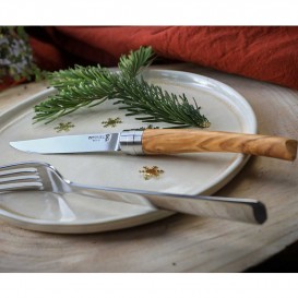 COFFRET OPINEL COUTEAUX TABLE CHIC OLIVIER X4