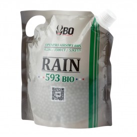 BILLES AIRSOFT BO 6MM RAIN BIO EN SACHET DE 3500BBS