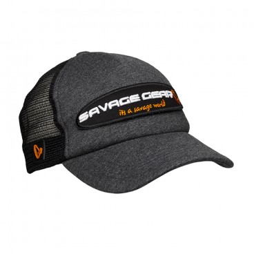 Casquette De Pêche Savage Gear - Gris, Modèle Jupe, Neuve Avec étiquettes