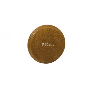 ECUSSON CHÊNE DIAMETRE 20CM
