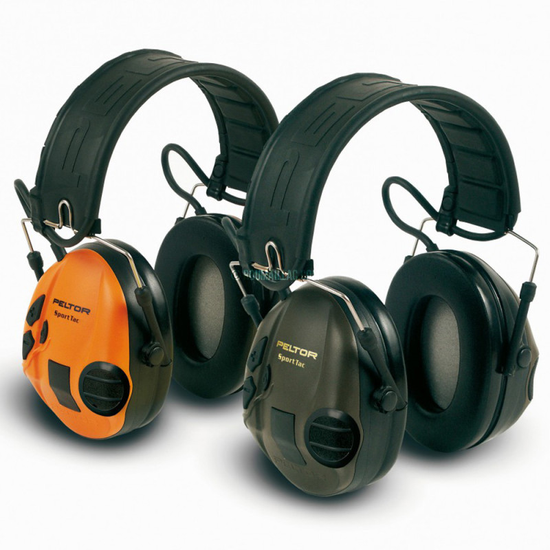 CASQUE PELTOR SPORTTAC  VERT/ORANGE