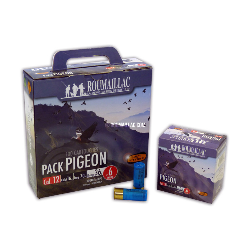 PACK CARTOUCHES ROUMAILLAC PIGEON 36