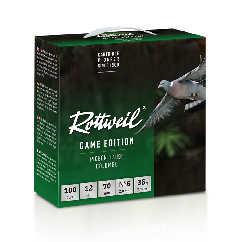 PACK CARTOUCHES ROTTWEIL GAME EDITION PIGEON