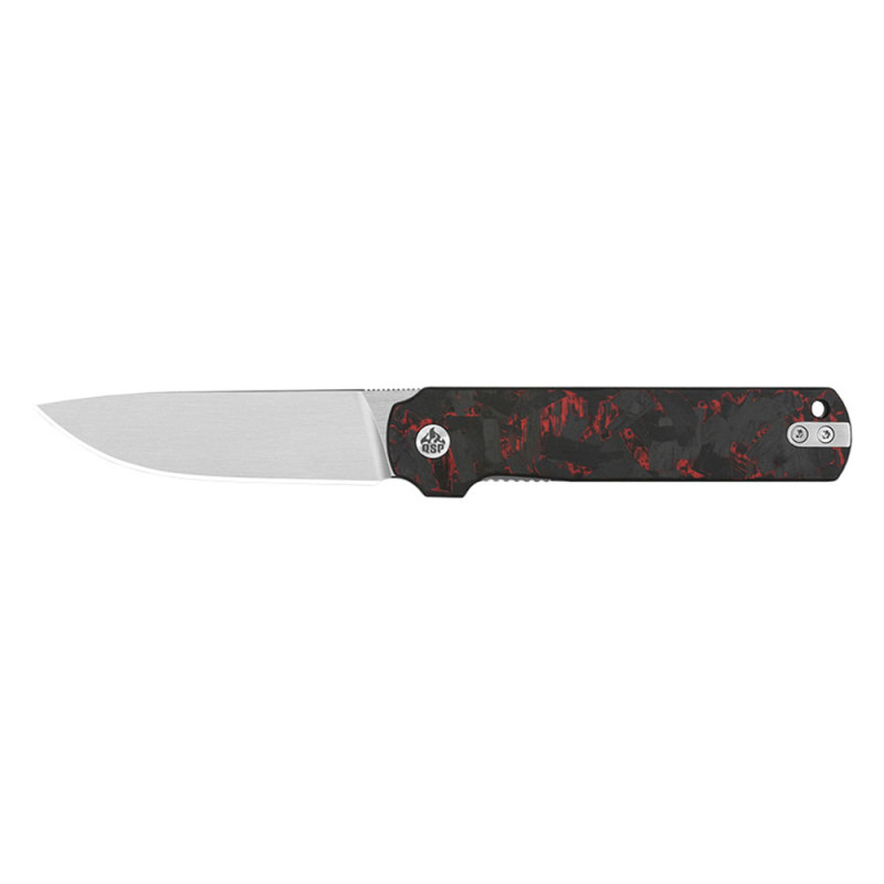 COUTEAU QSP LARK CARBONE / G10 ROUGE