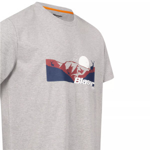 T-SHIRT BLASER ALLGAU MOUNTAIN GRIS