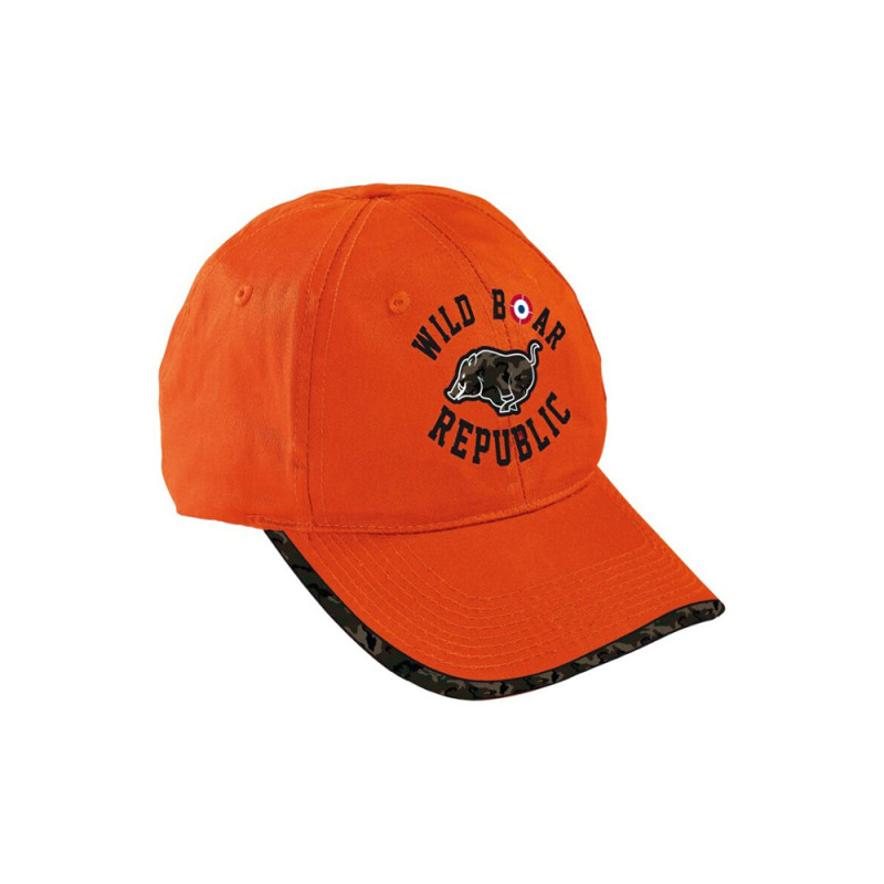 CASQUETTE PERCUSSION WILD BOAR REPUBLIC ORANGE