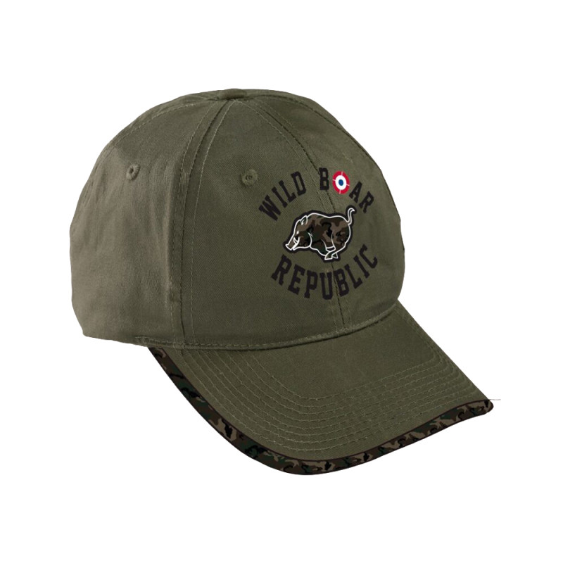 CASQUETTE PERCUSSION WILD BOAR REPUBLIC KAKI