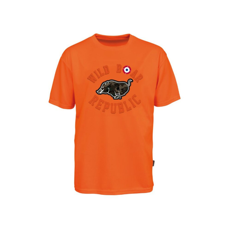 T-SHIRT PERCUSSION WILD BOAR REPUBLIC ORANGE