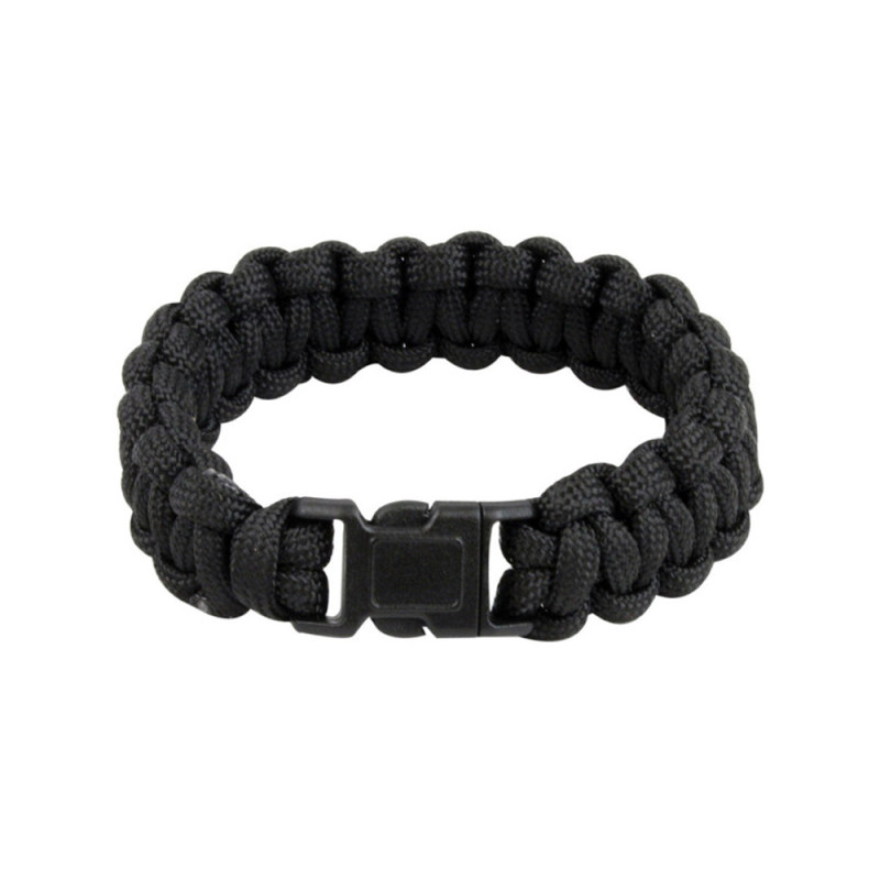 BRACELET PARACORDE HIGHLANDER QR BUCKLE BLACK