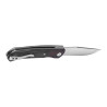 COUTEAU QSP GANNET CARBONE MICARTA NOIR ROUGE