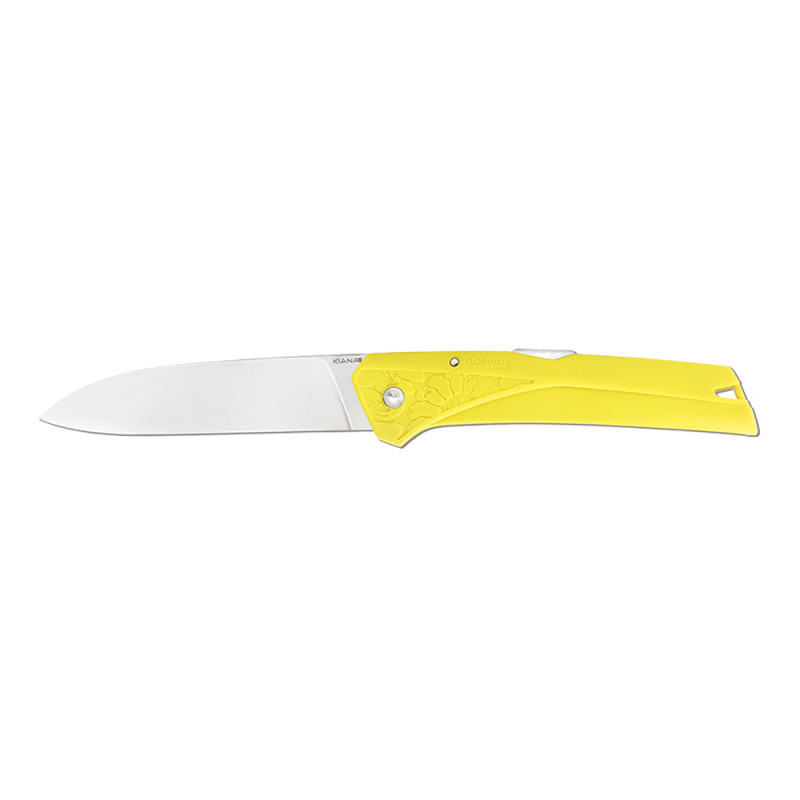 COUTEAU FLORINOX KIANA JAUNE LISSE