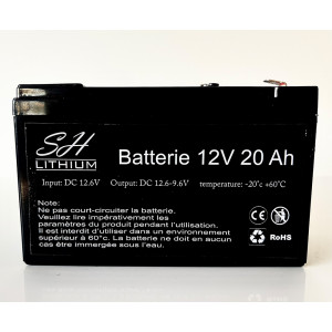 BATTERIE LITHIUM 12V 20A...