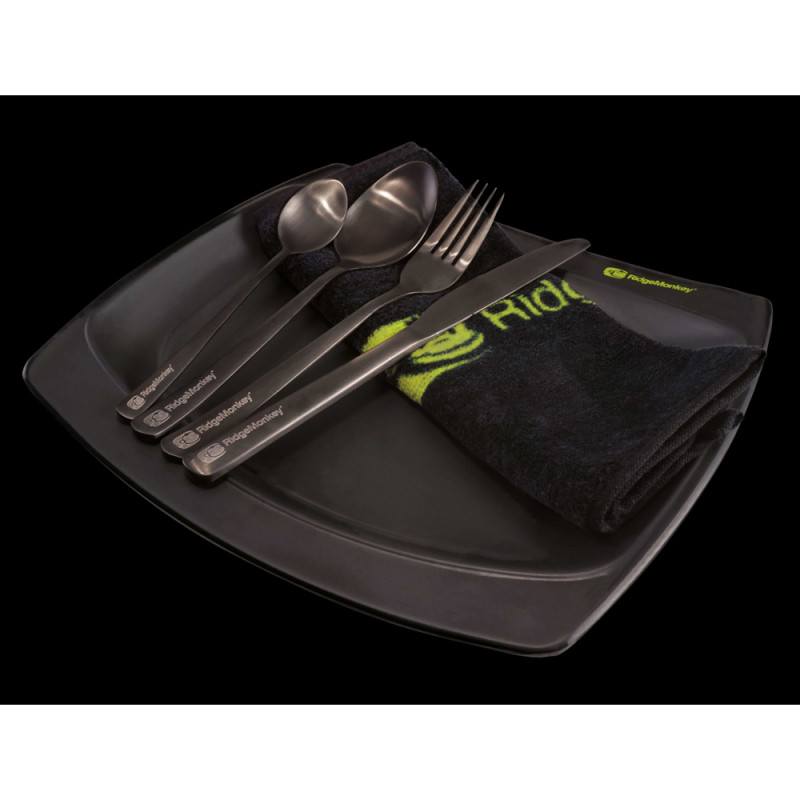 SET ASSIETTE RIDGE MONKEY SQ DLX