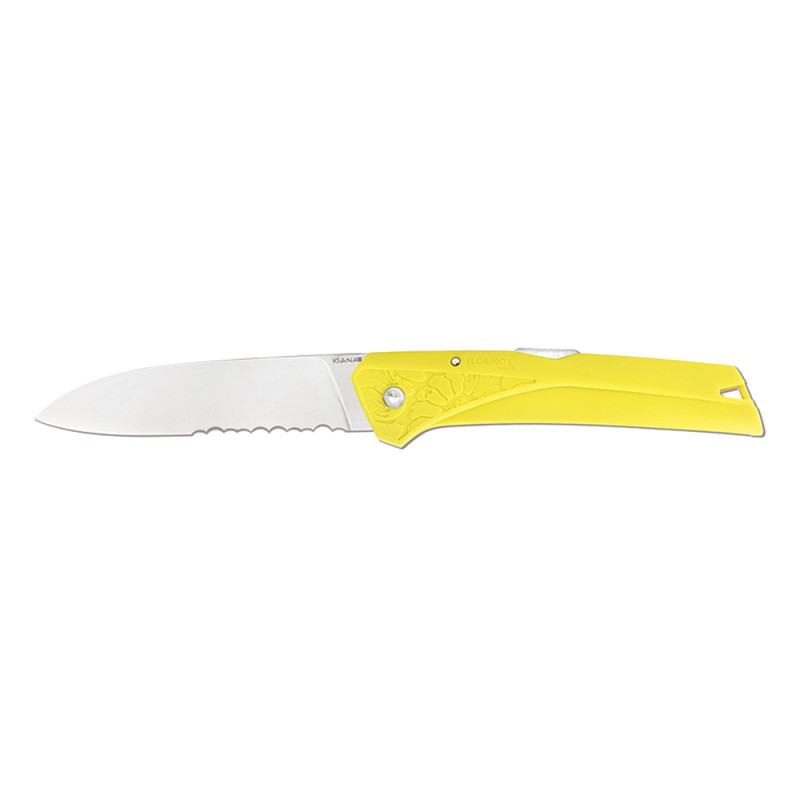 COUTEAU FLORINOX KIANA JAUNE CRANTÉ