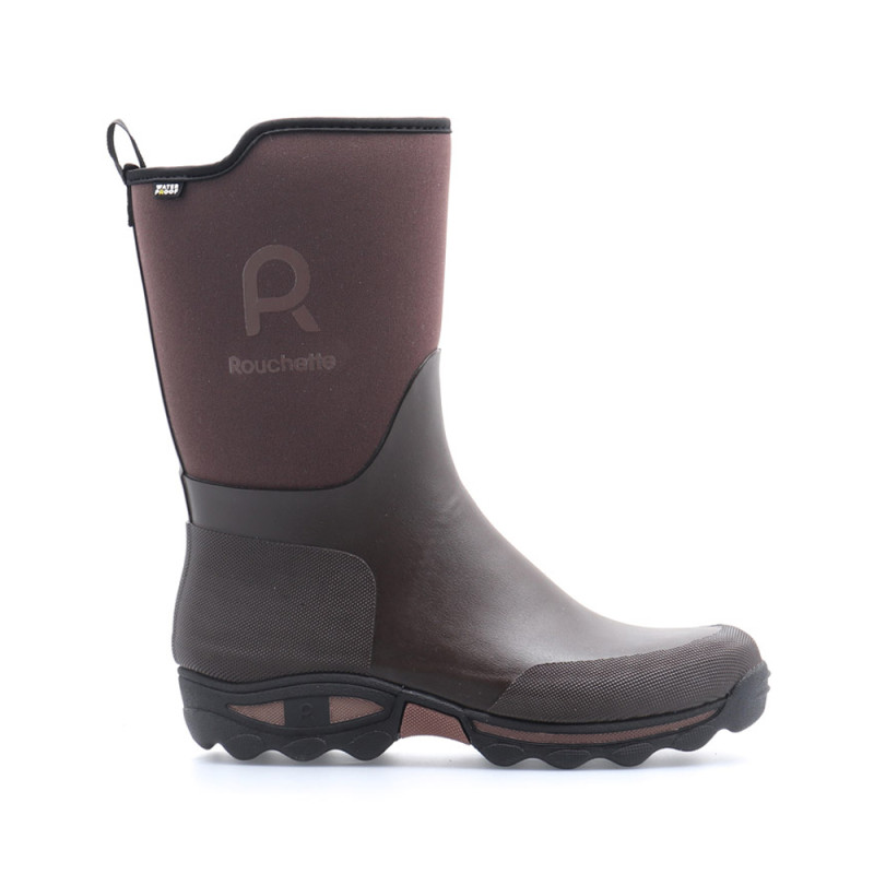 DEMI BOTTES ROUCHETTE CLEAN GARDEN MARRON