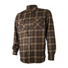 CHEMISE TREELAND POLAIRE MARRON