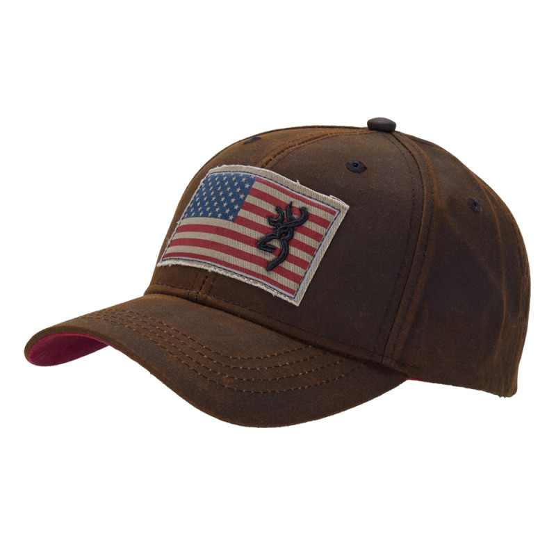 CASQUETTE BROWNING LIBERTY WAX BRUNE