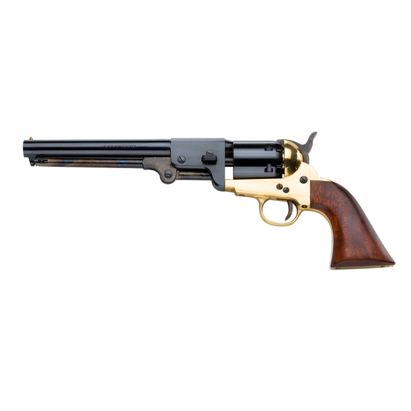 REVOLVER POUDRE NOIRE PIETTA 1851 NAVY CONFEDERATE LAITON CFT36