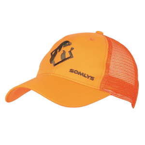 CASQUETTE SOMLYS MAILLE ENFANT ORANGE