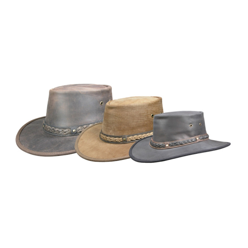 CHAPEAU BRONCO MARRON