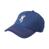 CASQUETTE WHITE BUCK BLEUE