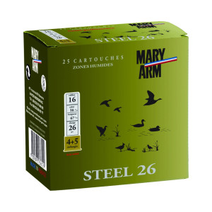 CARTOUCHES MARY ARM ACIER STEEL 26