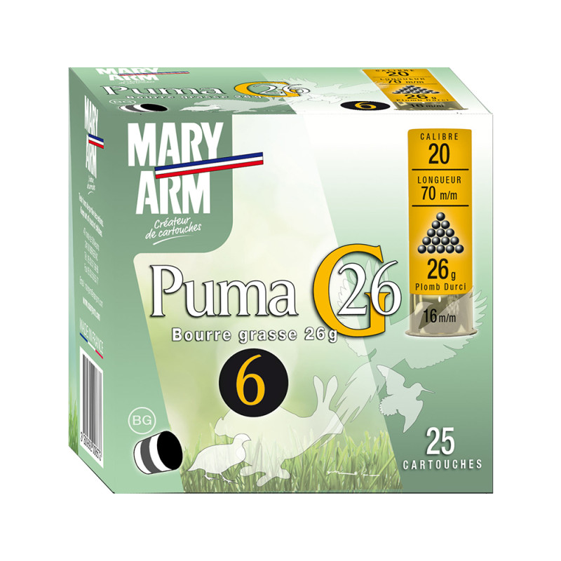 CARTOUCHES MARY ARM PUMA G26 C20