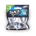 TETE PLOMBEE BLACK MINNOW SEARCH - 18G