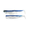 LEURRE SOUPLE COMBO BLACK MINNOW 90 + TETE PLOMBEE SHORE