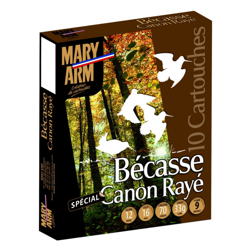CARTOUCHE MARY-ARM BECASSE SPECIAL CANON RAYE