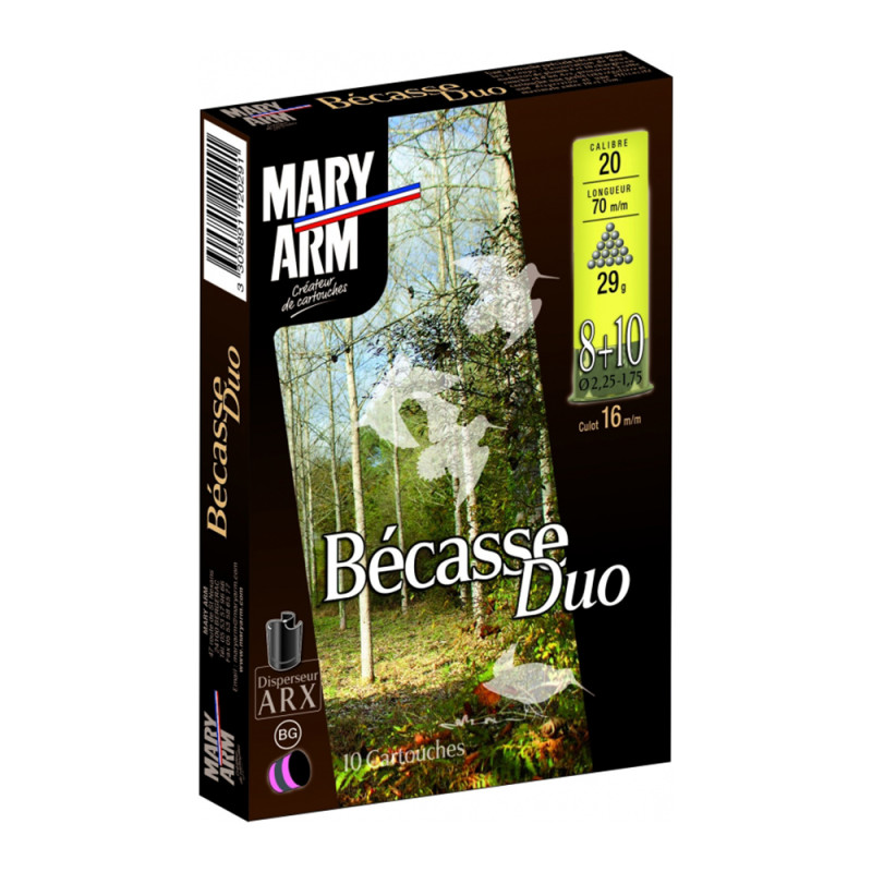 CARTOUCHES MARY ARM BECASSE DUO CALIBRE 20