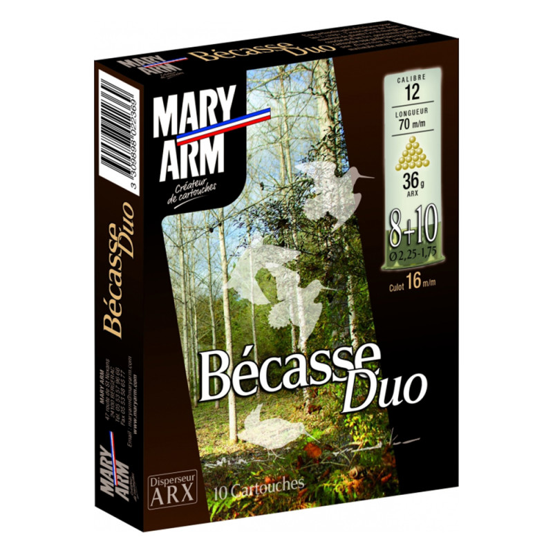 CARTOUCHES MARY ARM BECASSE DUO