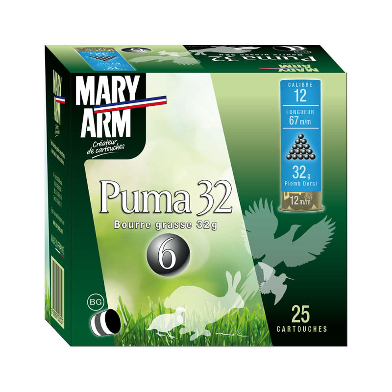 CARTOUCHES MARY ARM PUMA 32