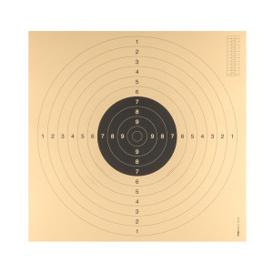 CIBLE C50 53X53 PISTOLET OU CARABINE