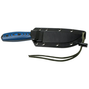 COUTEAU ESEE 4 BLEU/NOIR G10